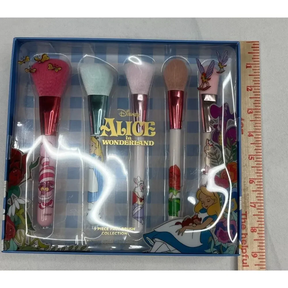 Disney Alice in Wonderland Makeup Brush Set Cheshire Cat Alice Headbands